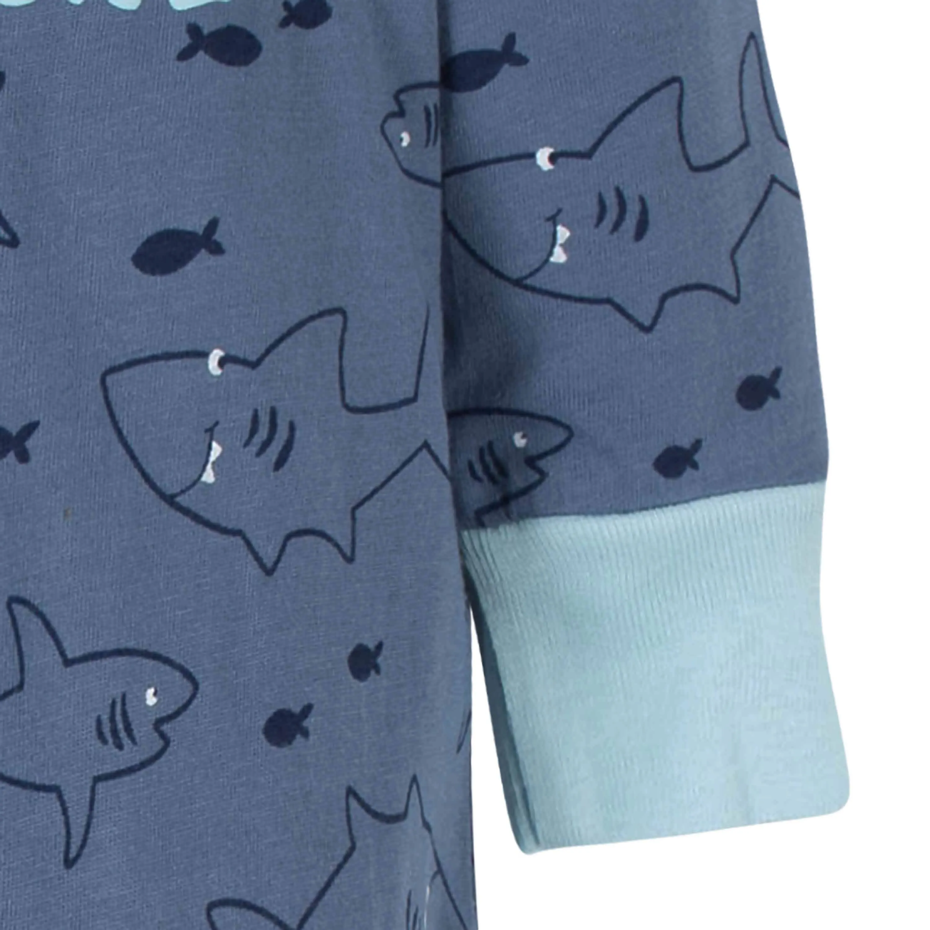 2-Pack Baby Boys Cool Shark Zone Sleep 'n Plays