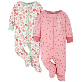 2-Pack Baby Girls Happy & Cherries Sleep 'n Plays