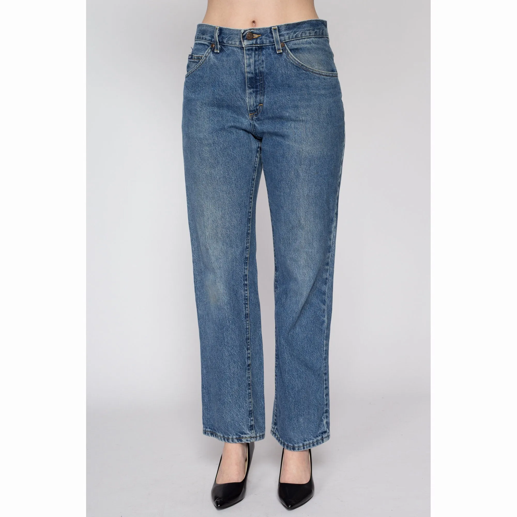 32x30 80s Lee Straight Leg Jeans Unisex