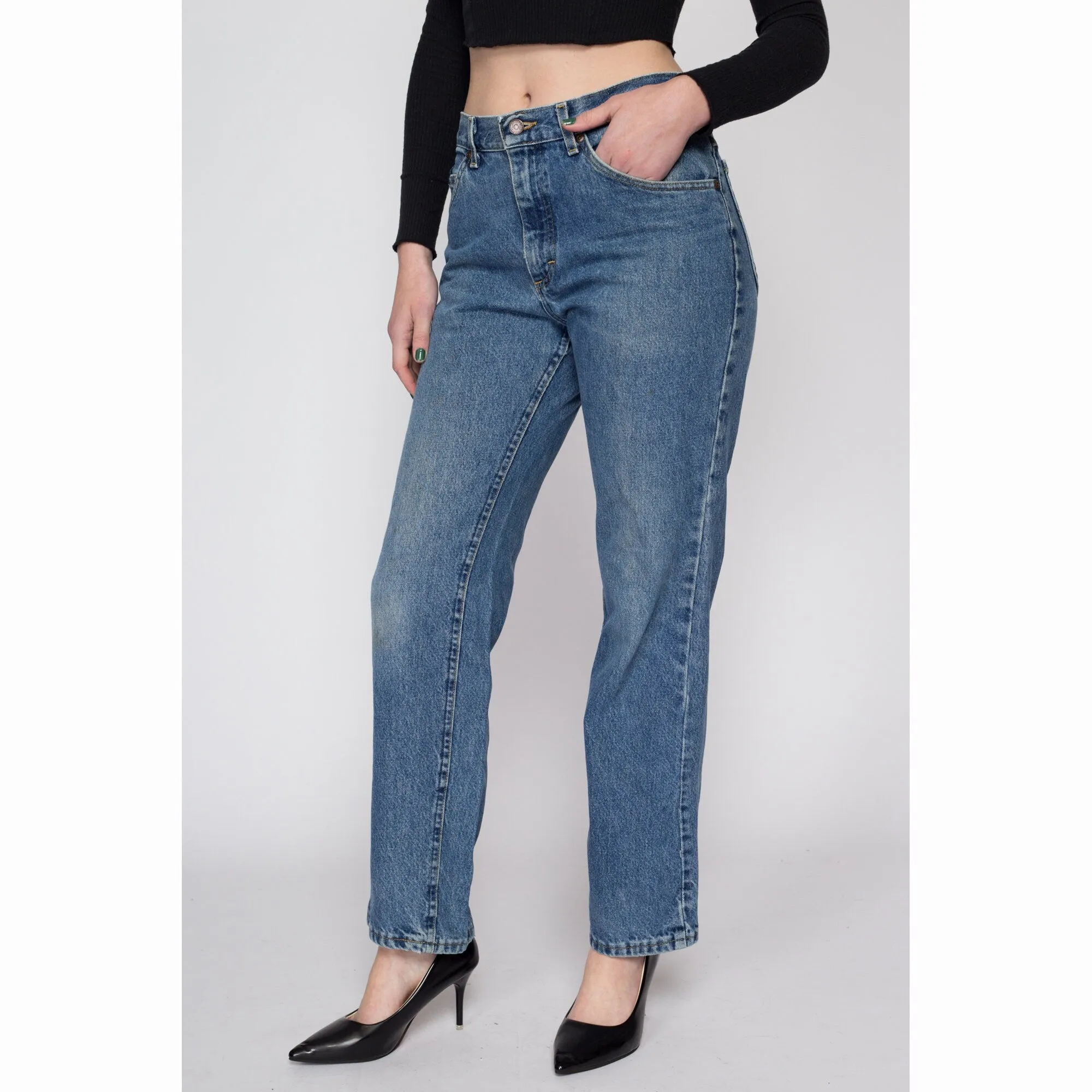 32x30 80s Lee Straight Leg Jeans Unisex