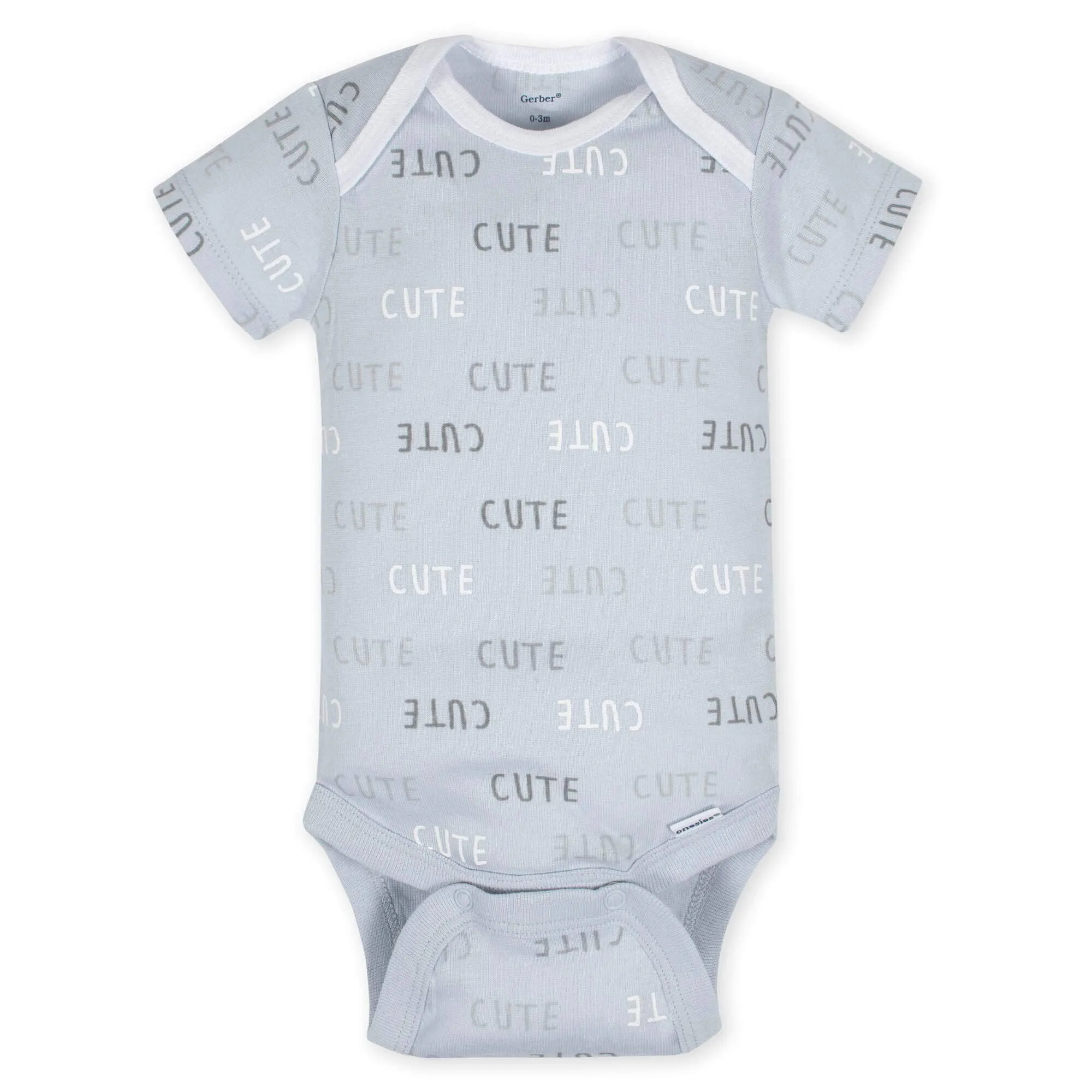 5-Pack Baby Neutral Lamb Short Sleeve Onesies® Bodysuits