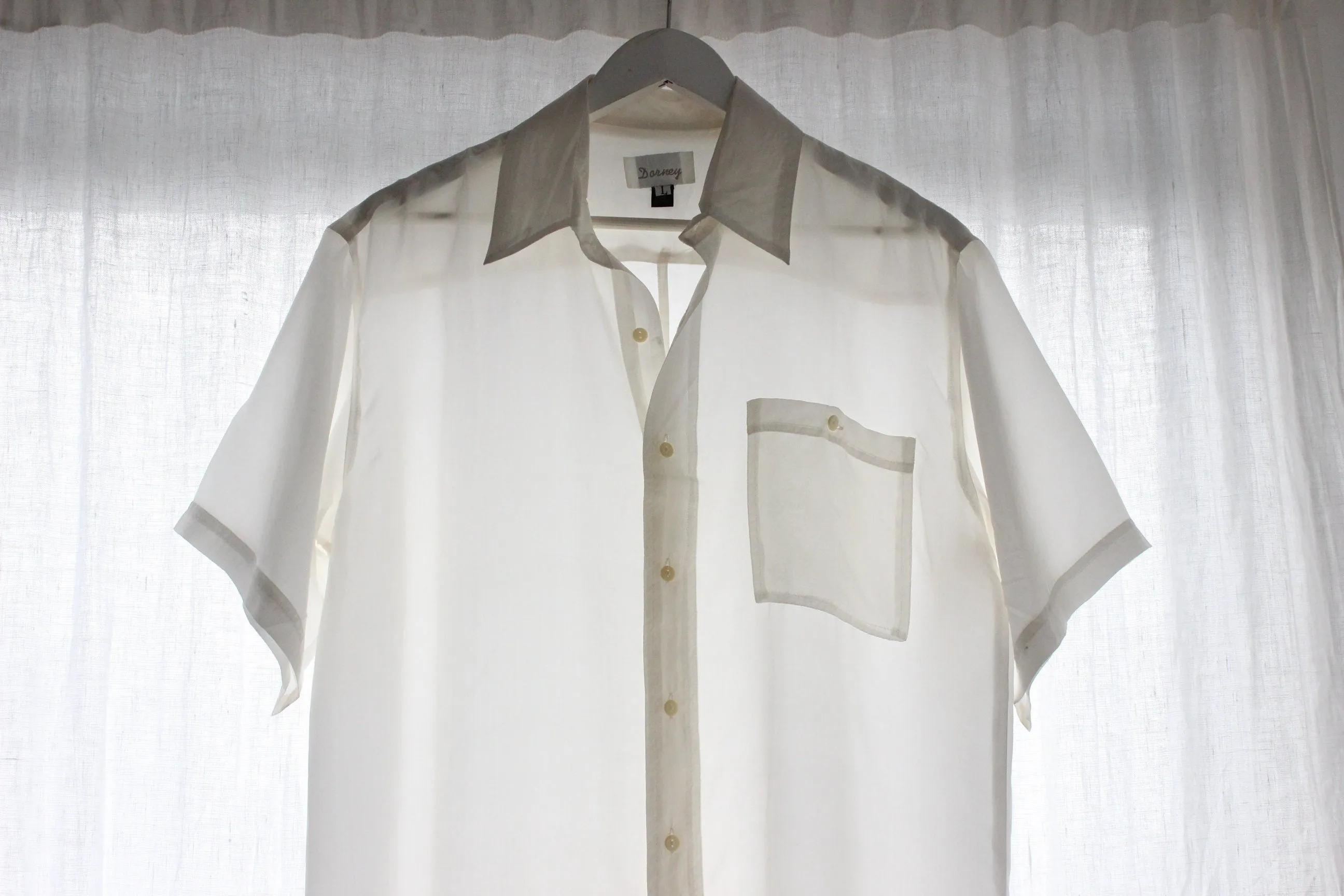 80s PURE SILK Classic Boxy in White