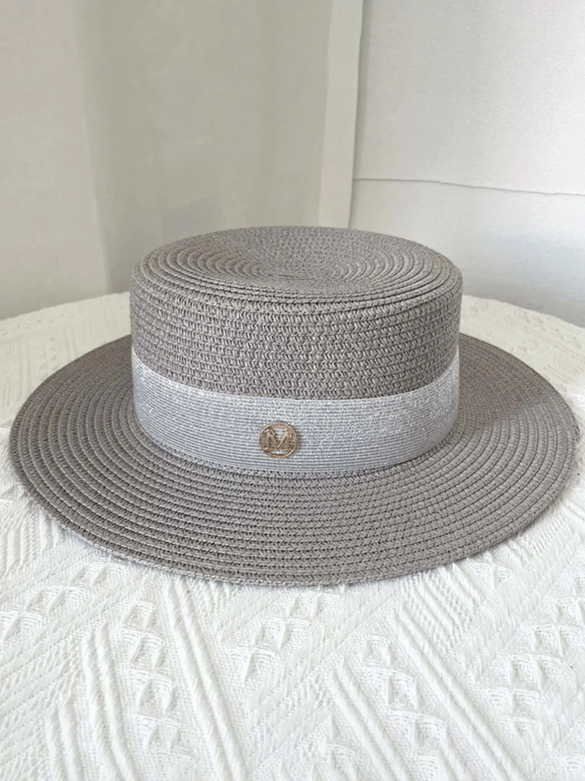 A Touch Of Class Embellished Boater Hat