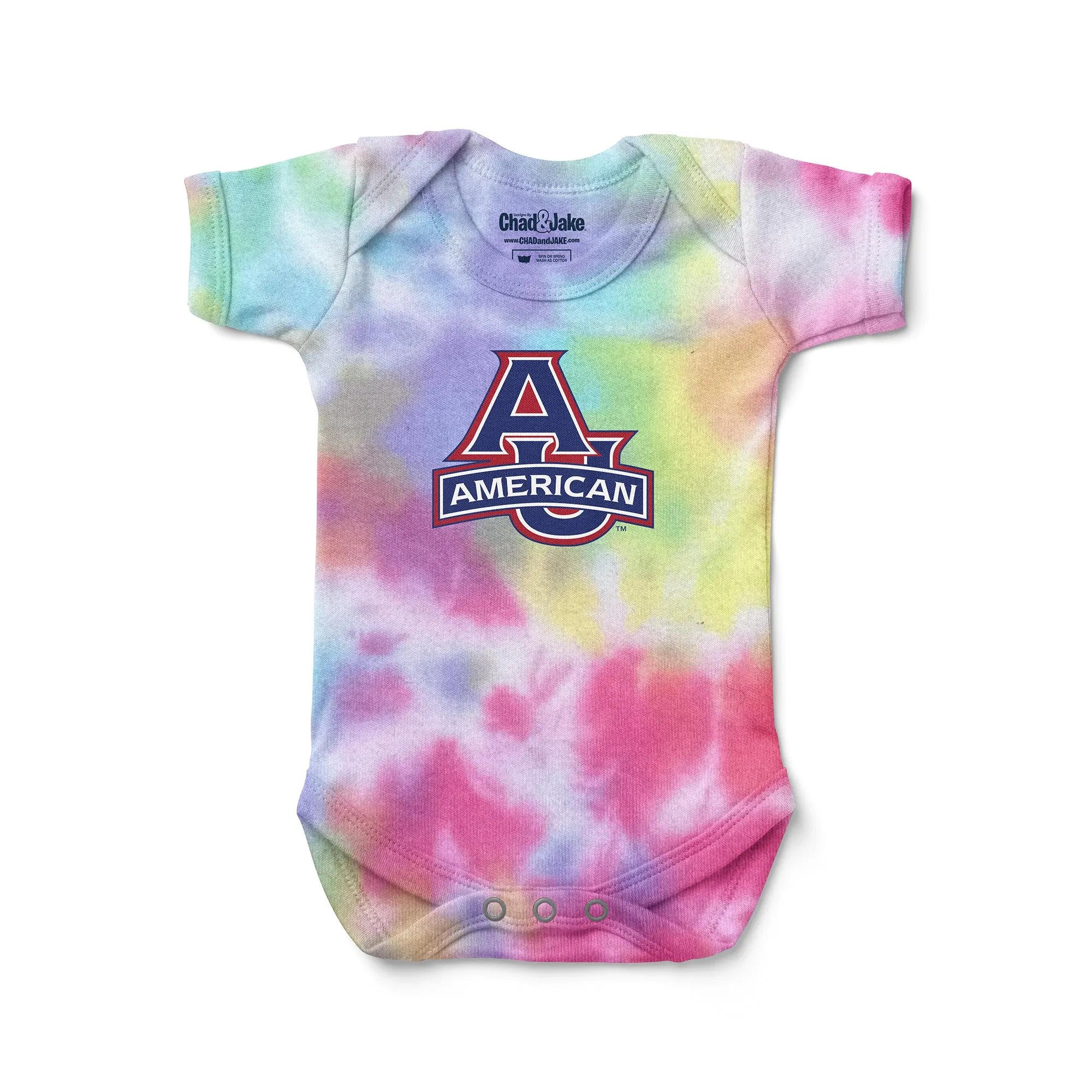 American University Eagles Tie Dye Bodysuit