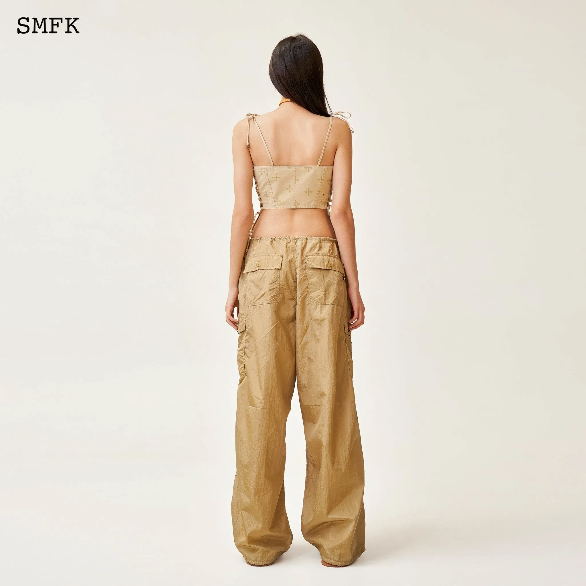 Ancient Myth Golden Snake Hunting Paratrooper Pants