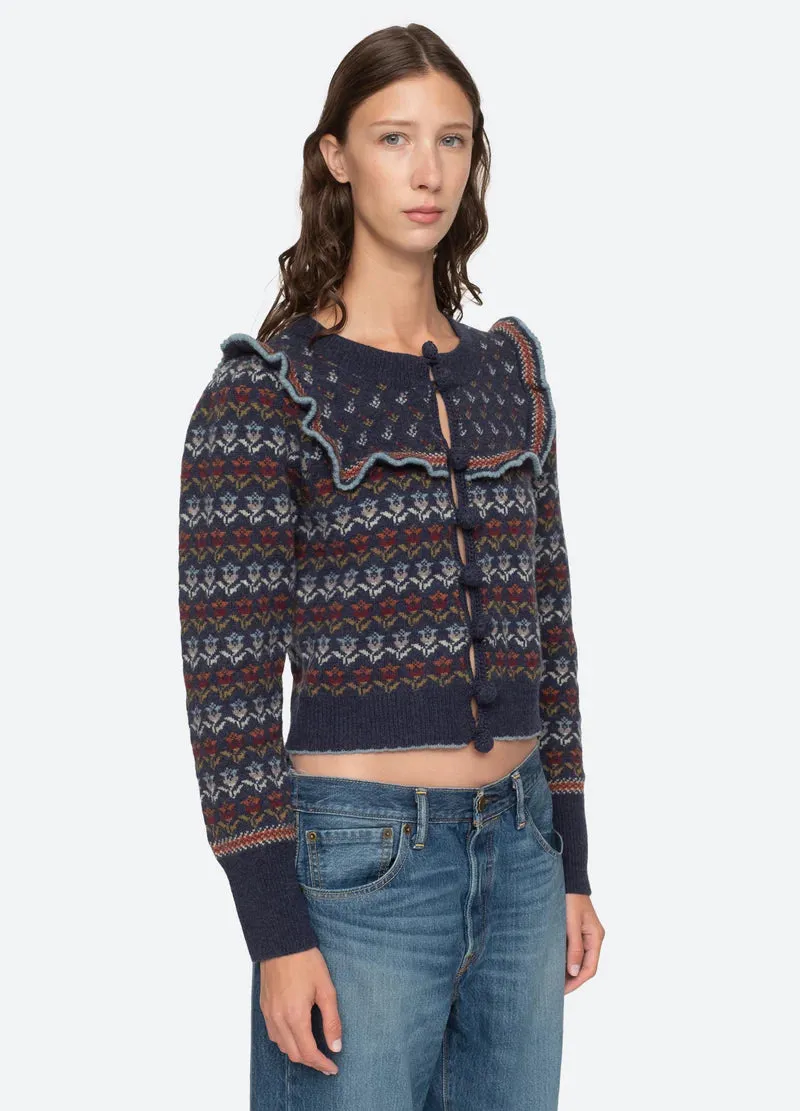 Anna Knits L/Slv Cardigan - Multi