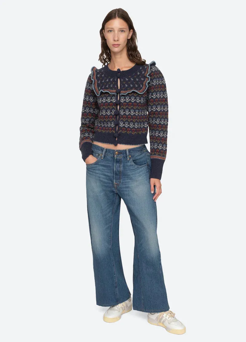 Anna Knits L/Slv Cardigan - Multi