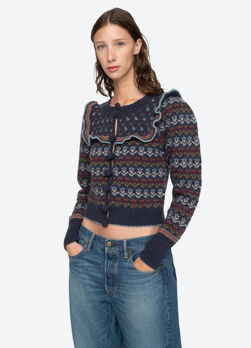 Anna Knits L/Slv Cardigan - Multi