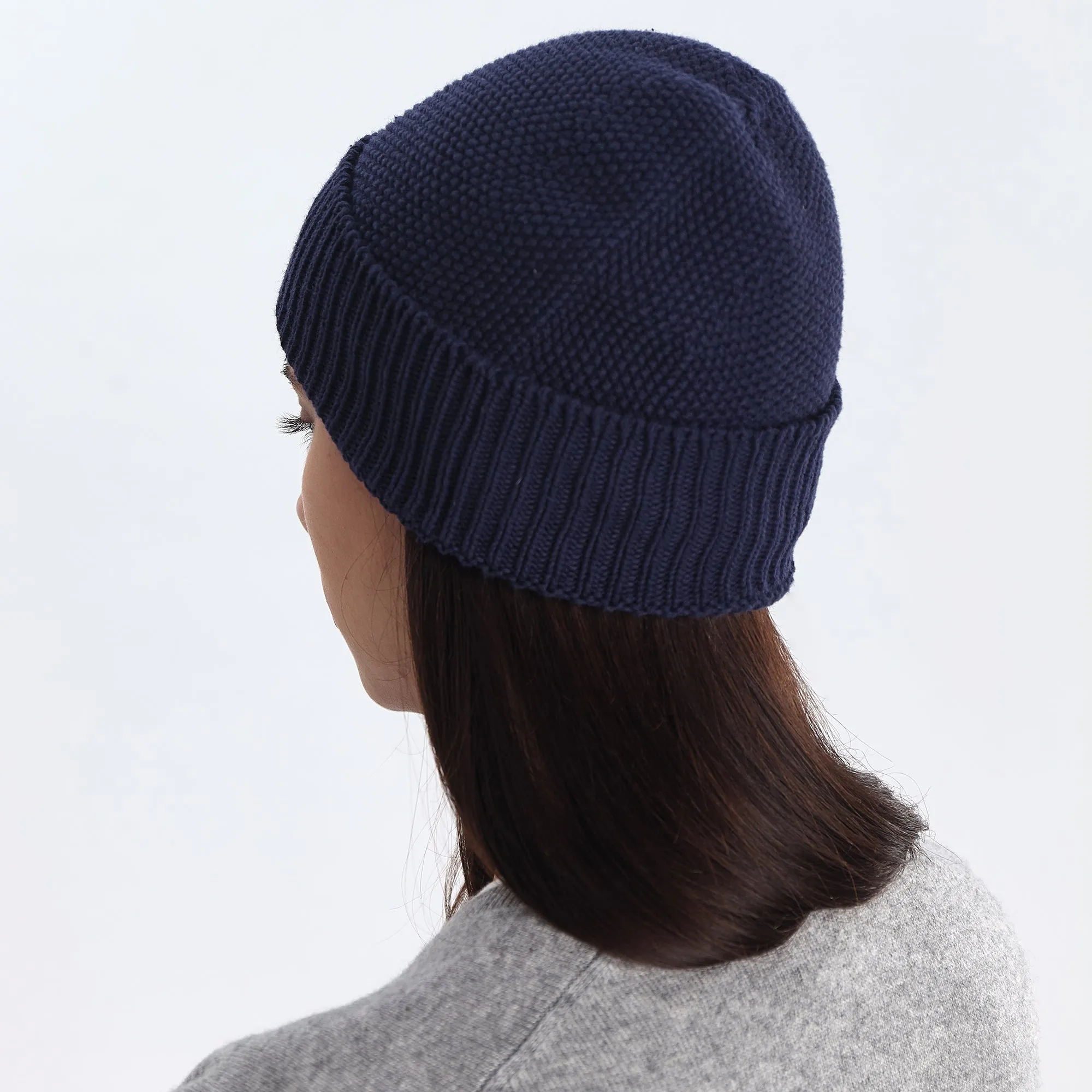 Antua Cotton Hat [Dark blue]