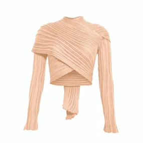 Apricot | Wrap Cardigan