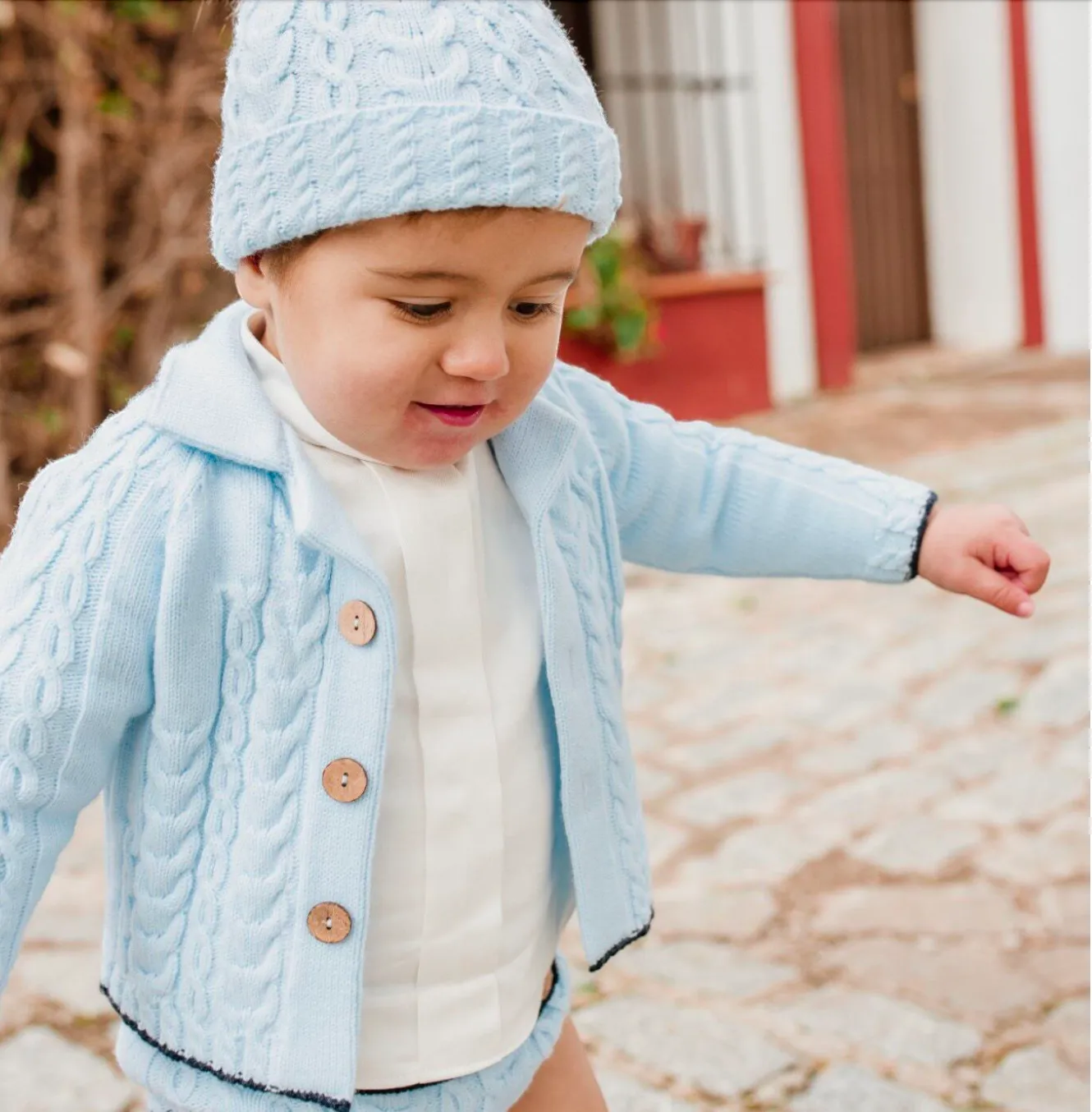 Baby Boy Blue Bloomer Set