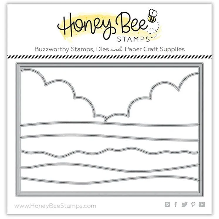 Beach Scene A7 Cover Plate - Honey Cuts