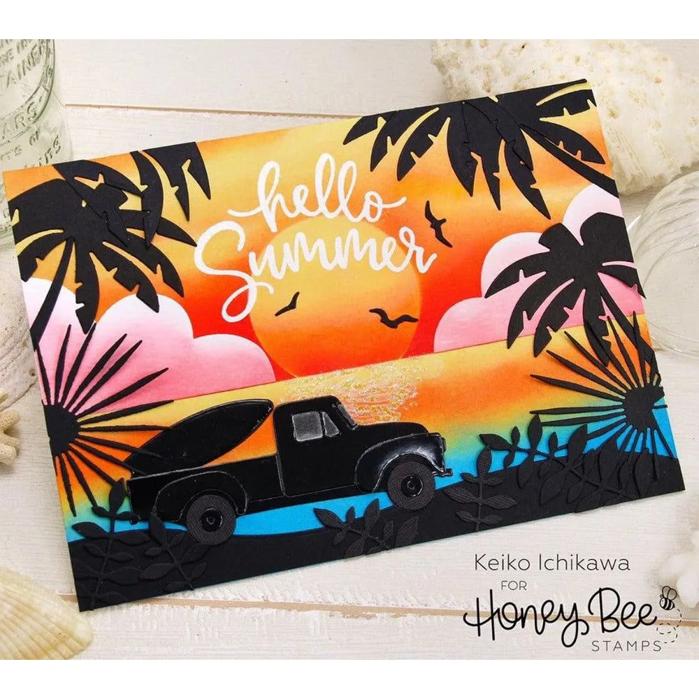 Beach Scene A7 Cover Plate - Honey Cuts