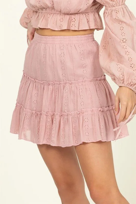 Bella Tiered Mini Skirt