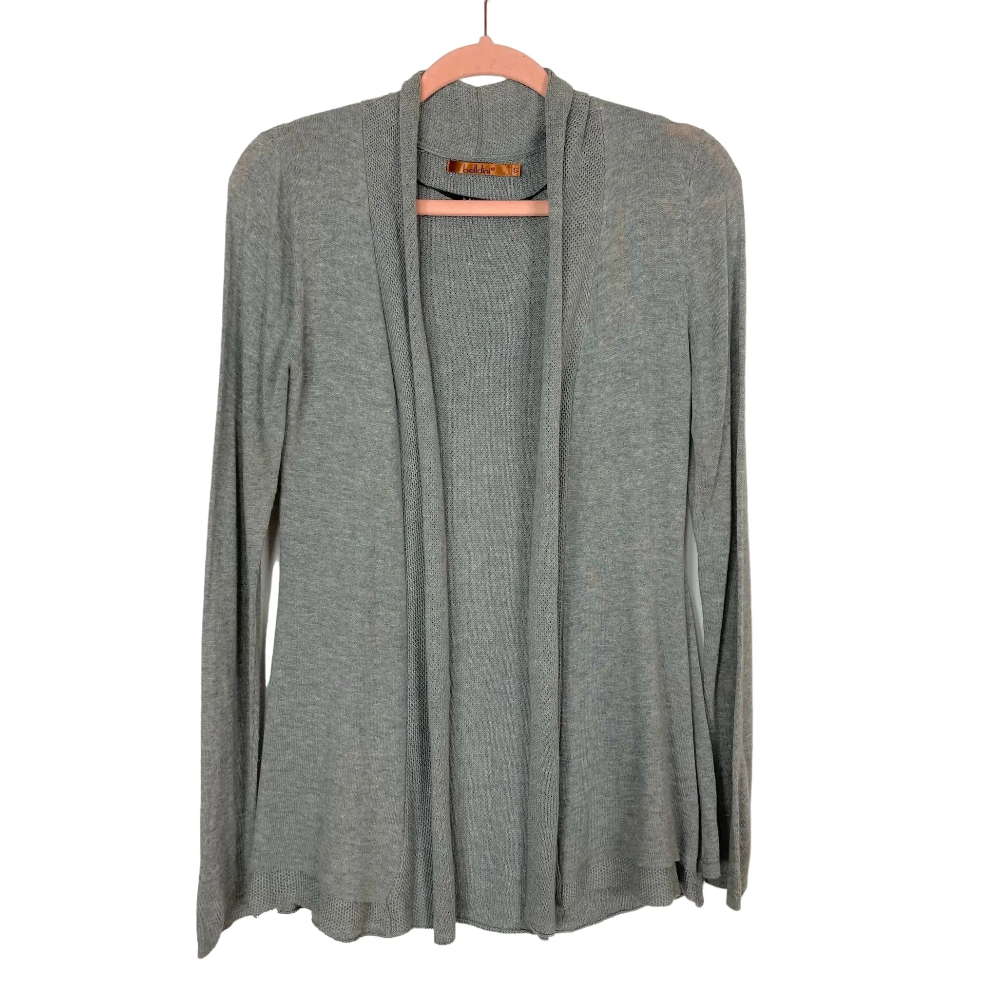 Belldini Grey Slit Back Cardigan- Size S