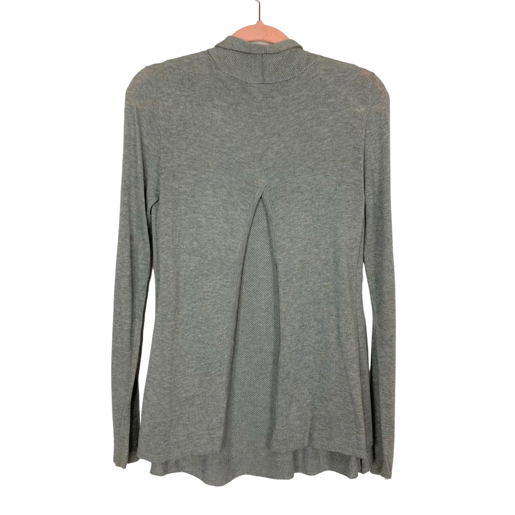 Belldini Grey Slit Back Cardigan- Size S