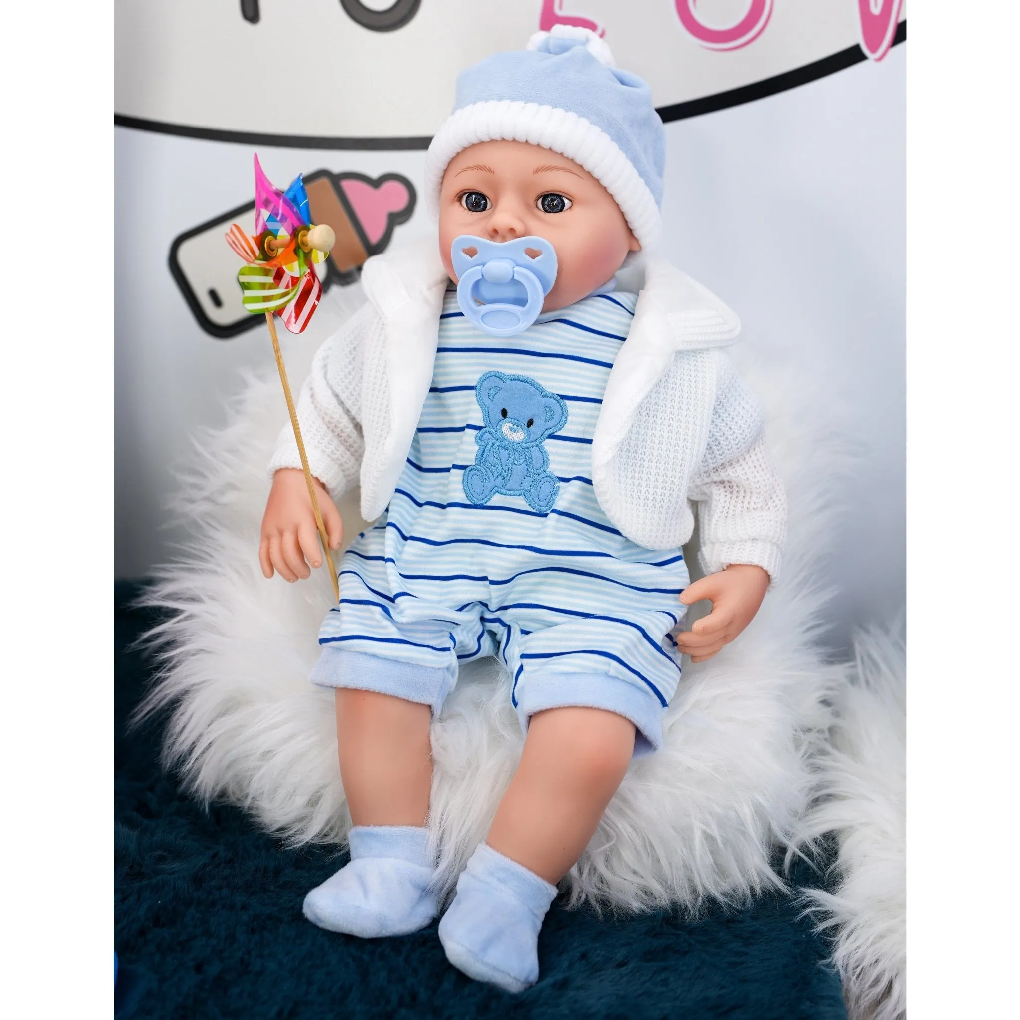 BiBi Baby Doll - Blue (45 cm / 18")