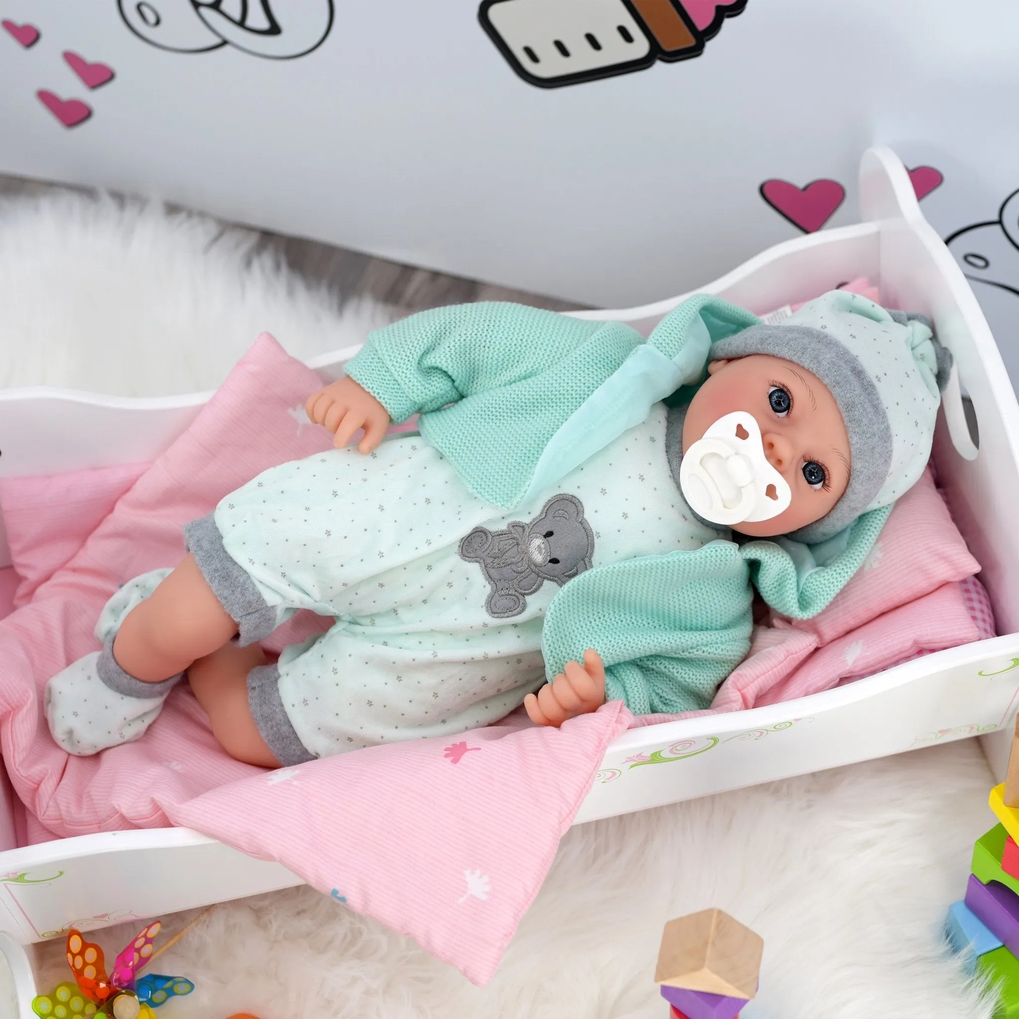 BiBi Baby Doll - Mint (45 cm / 18")