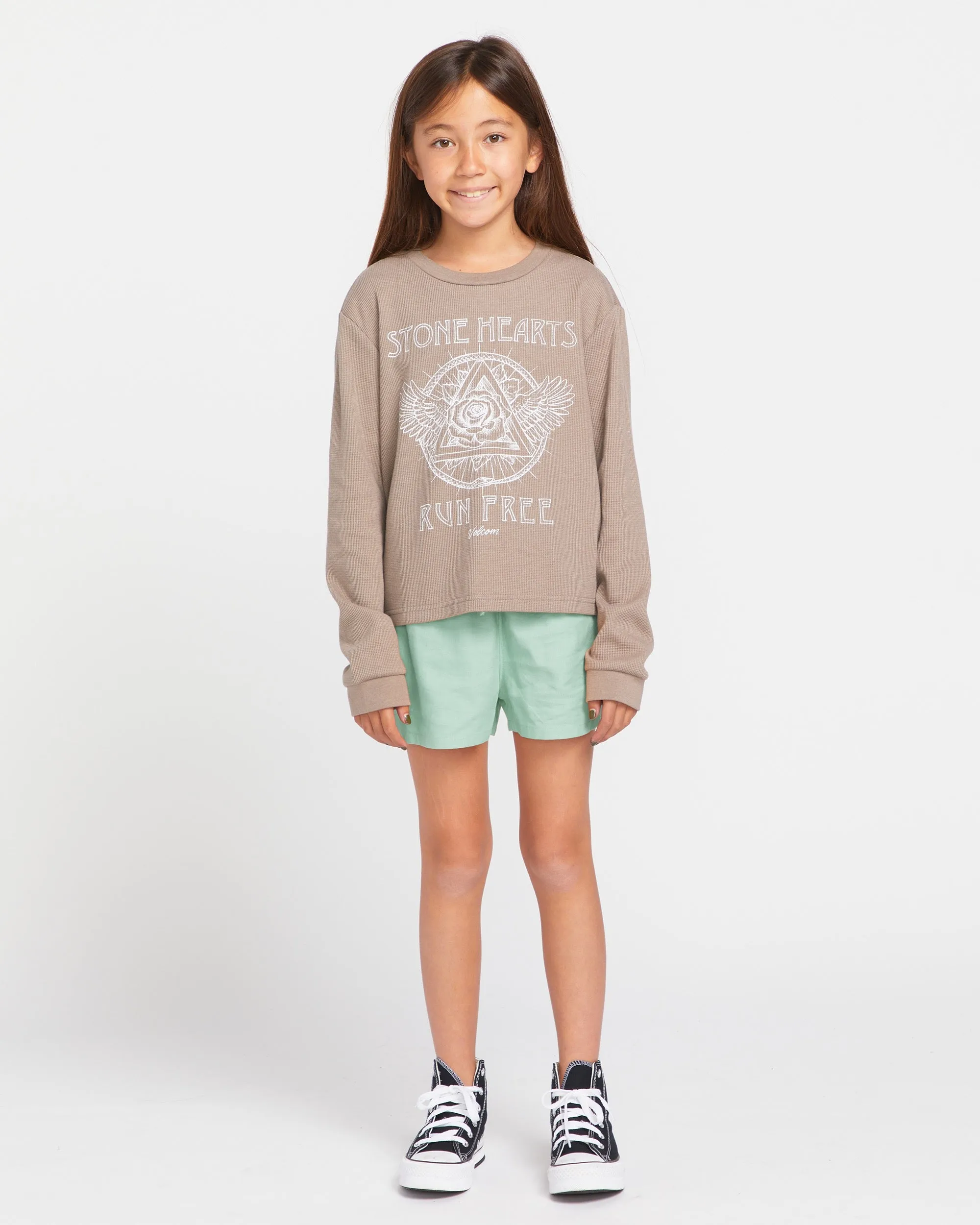 Big Girls Thermality Long Sleeve Shirt - Moondust