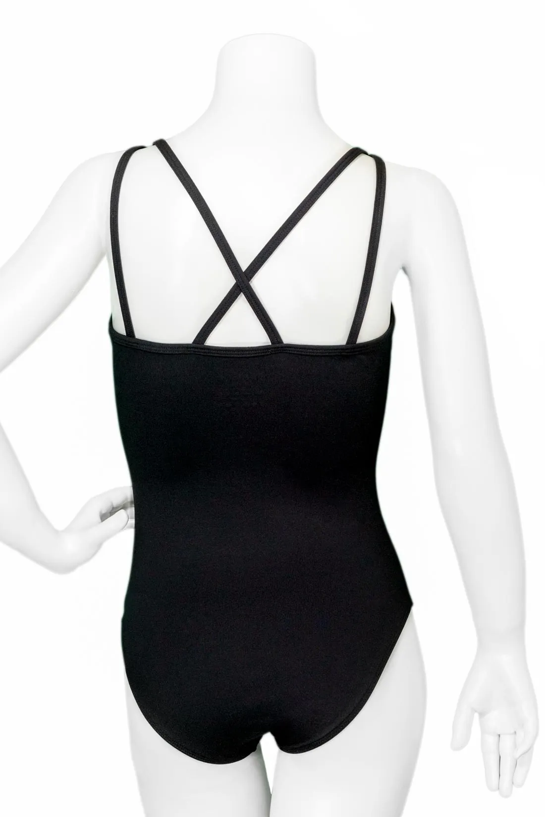 Black Simplicity Camisole Leotard