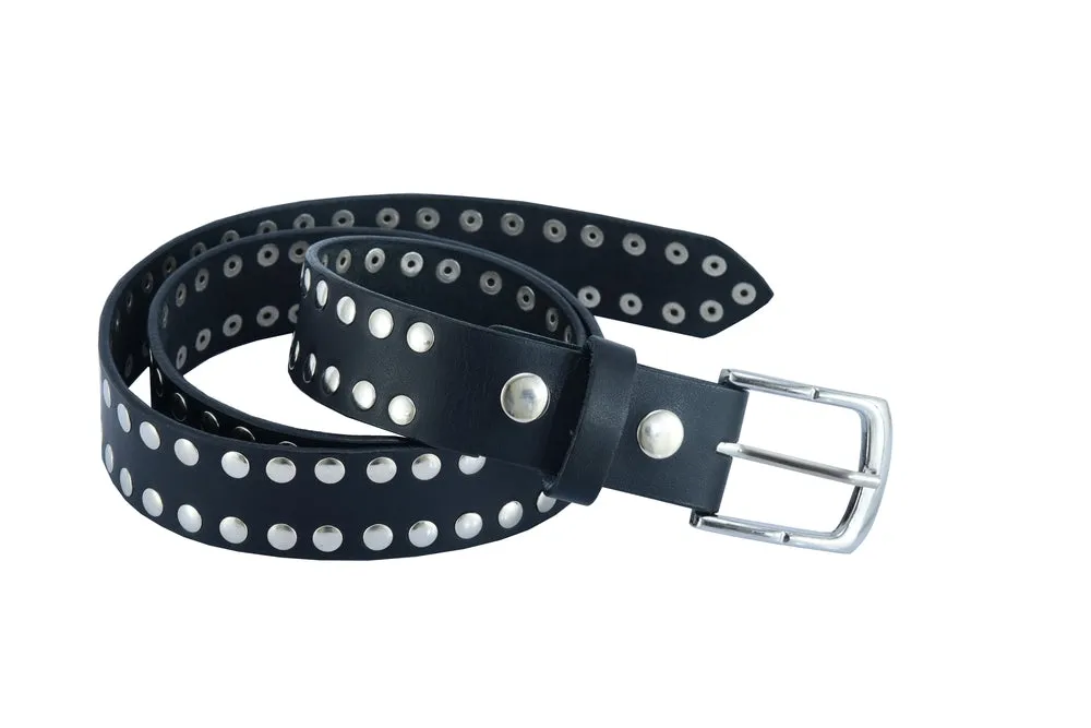 BLT2011 Premium Quality Studded Leather Belt