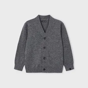 Boys Charcoal Cardigan