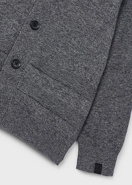 Boys Charcoal Cardigan