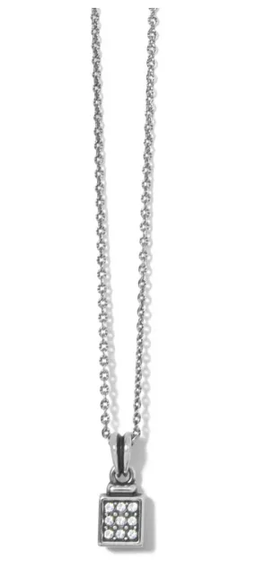 Brighton meridian zenith silver mini necklace