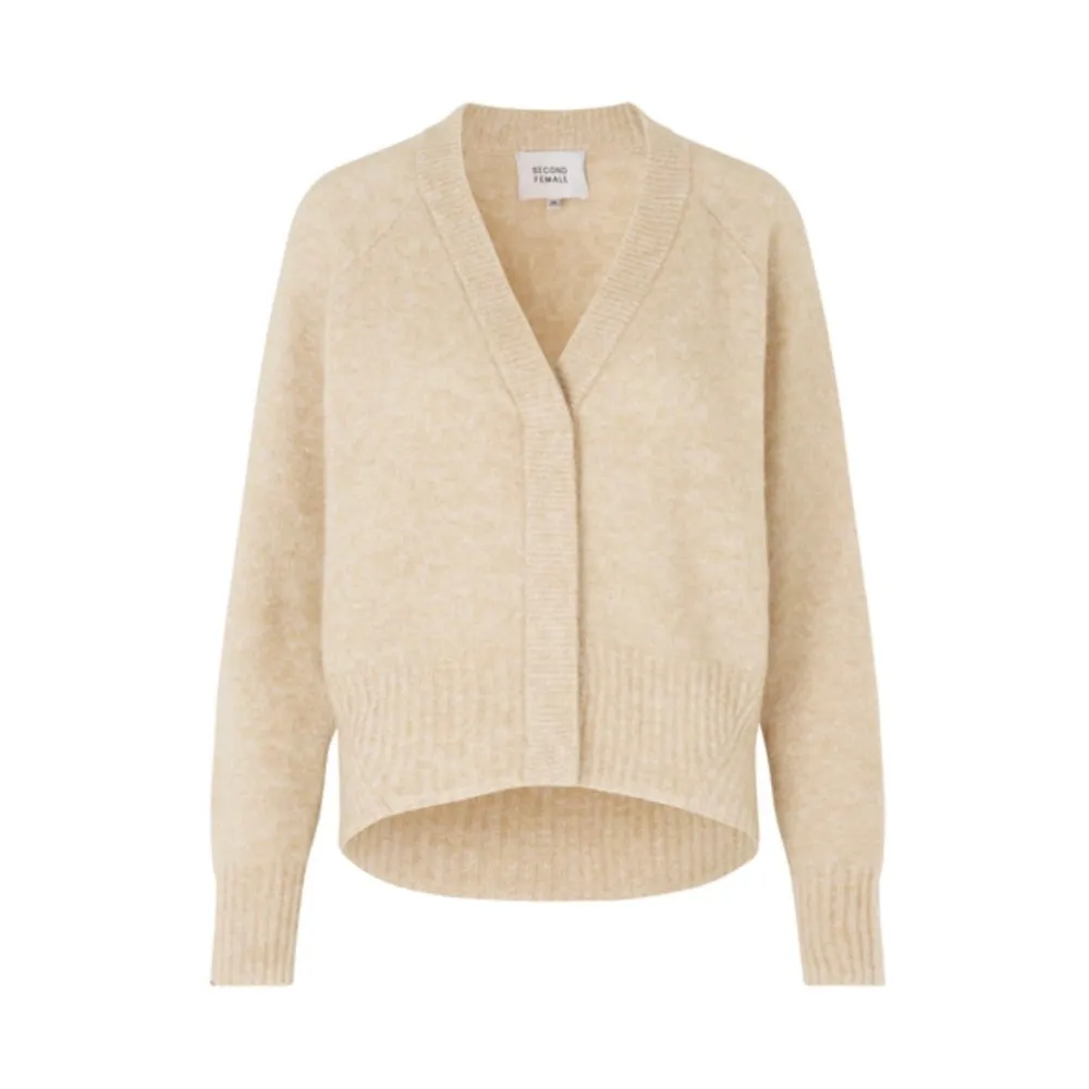 Brook Knit Boxy Cardigan - Parchment