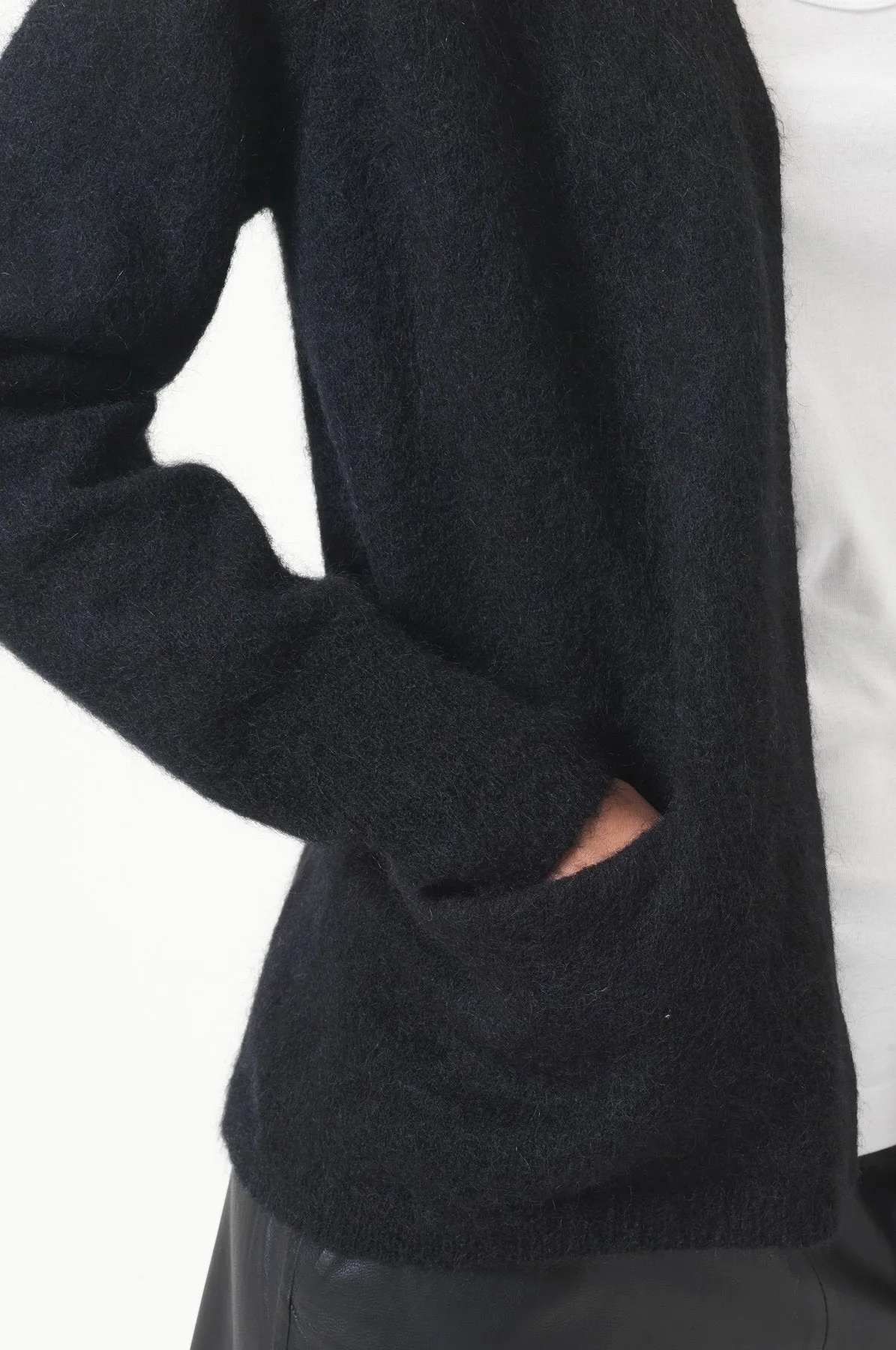 Brook Knit Cardigan - Black