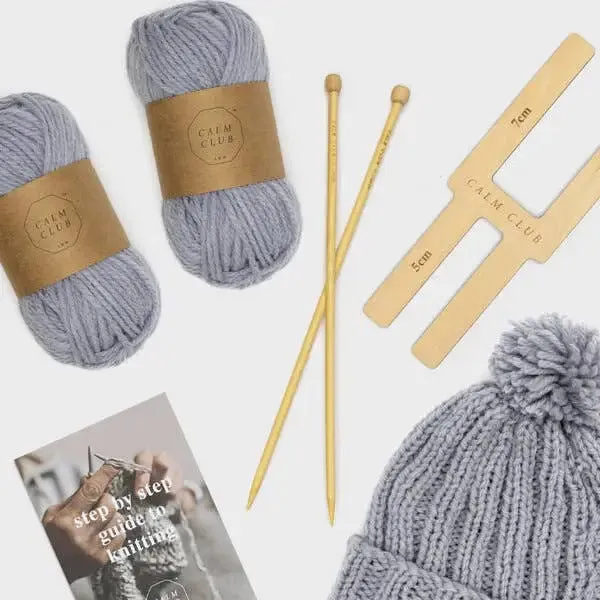 Calm Club Cozy Knit - DIY Hat Kit