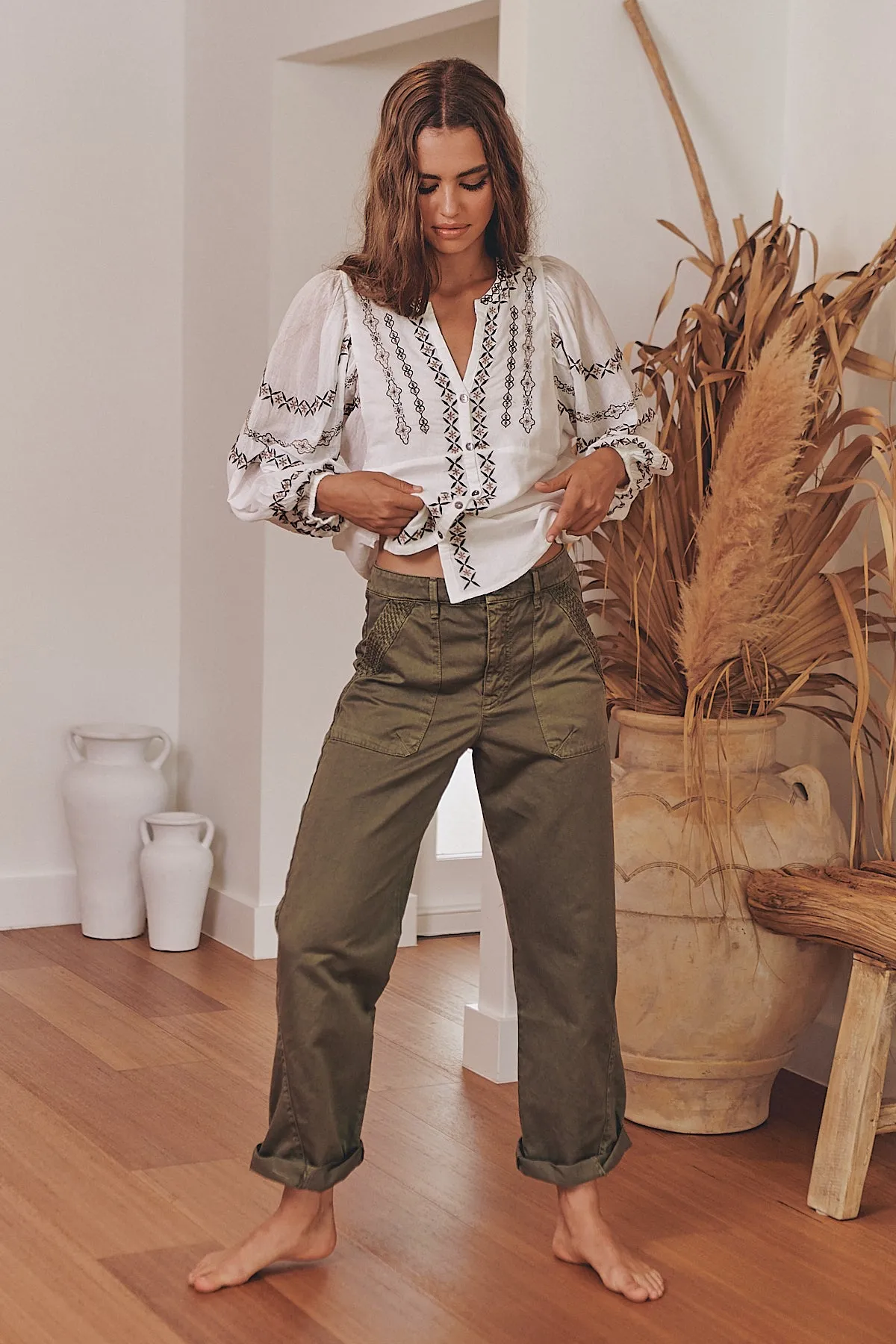 Cara Pants - Faded Cargo