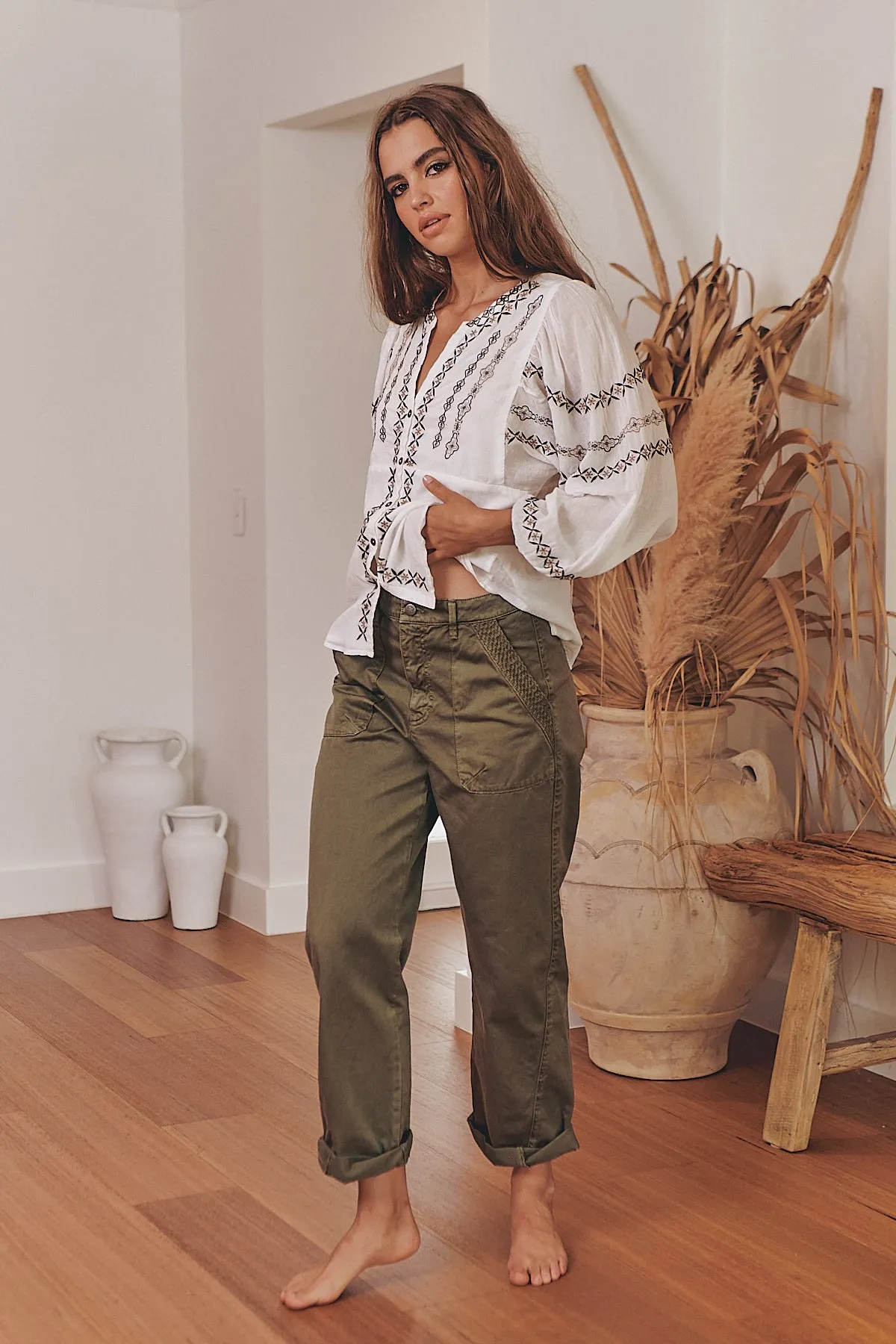 Cara Pants - Faded Cargo