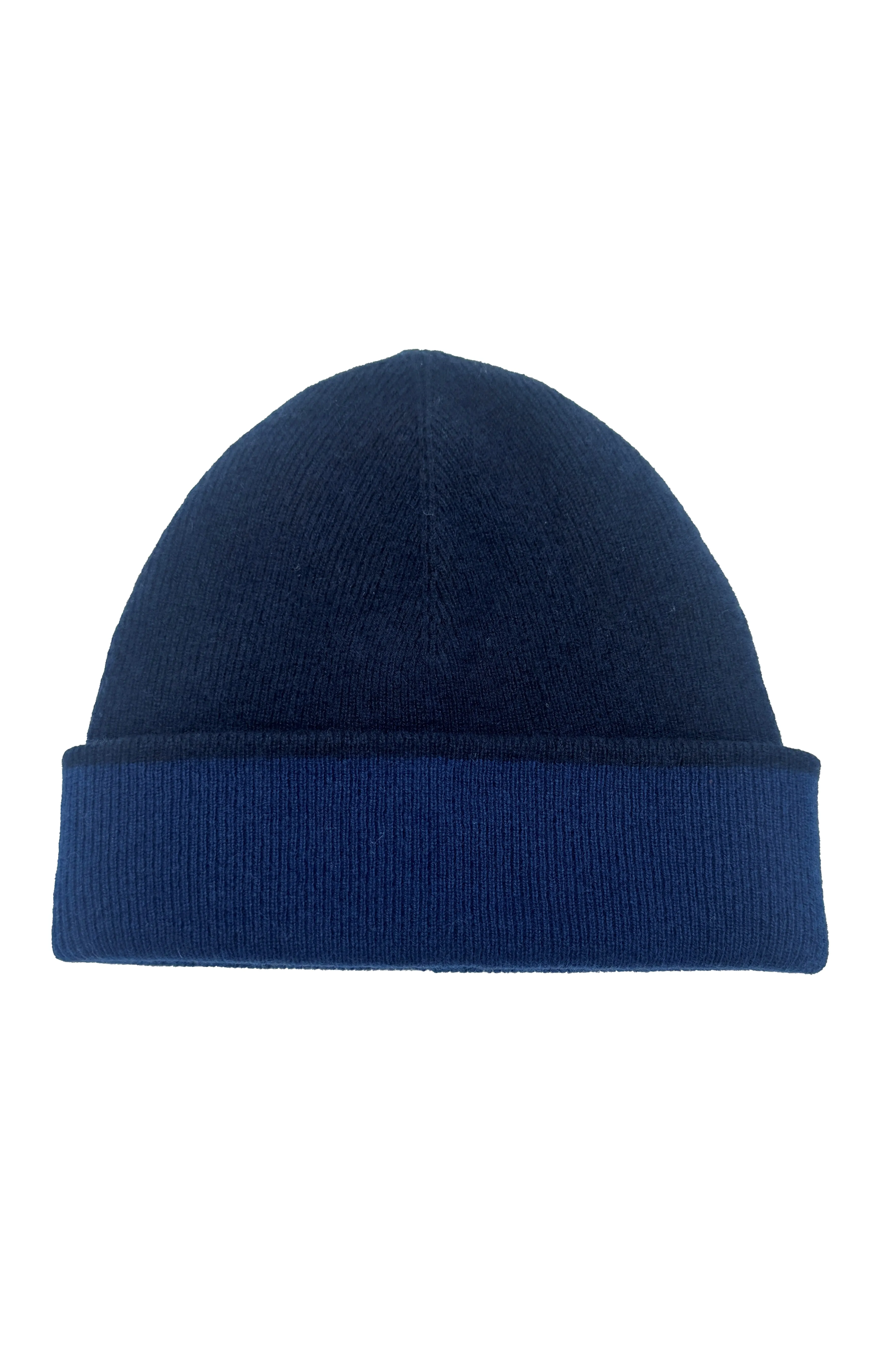 CASHMERE DOUBLE LAYER KNIT HAT