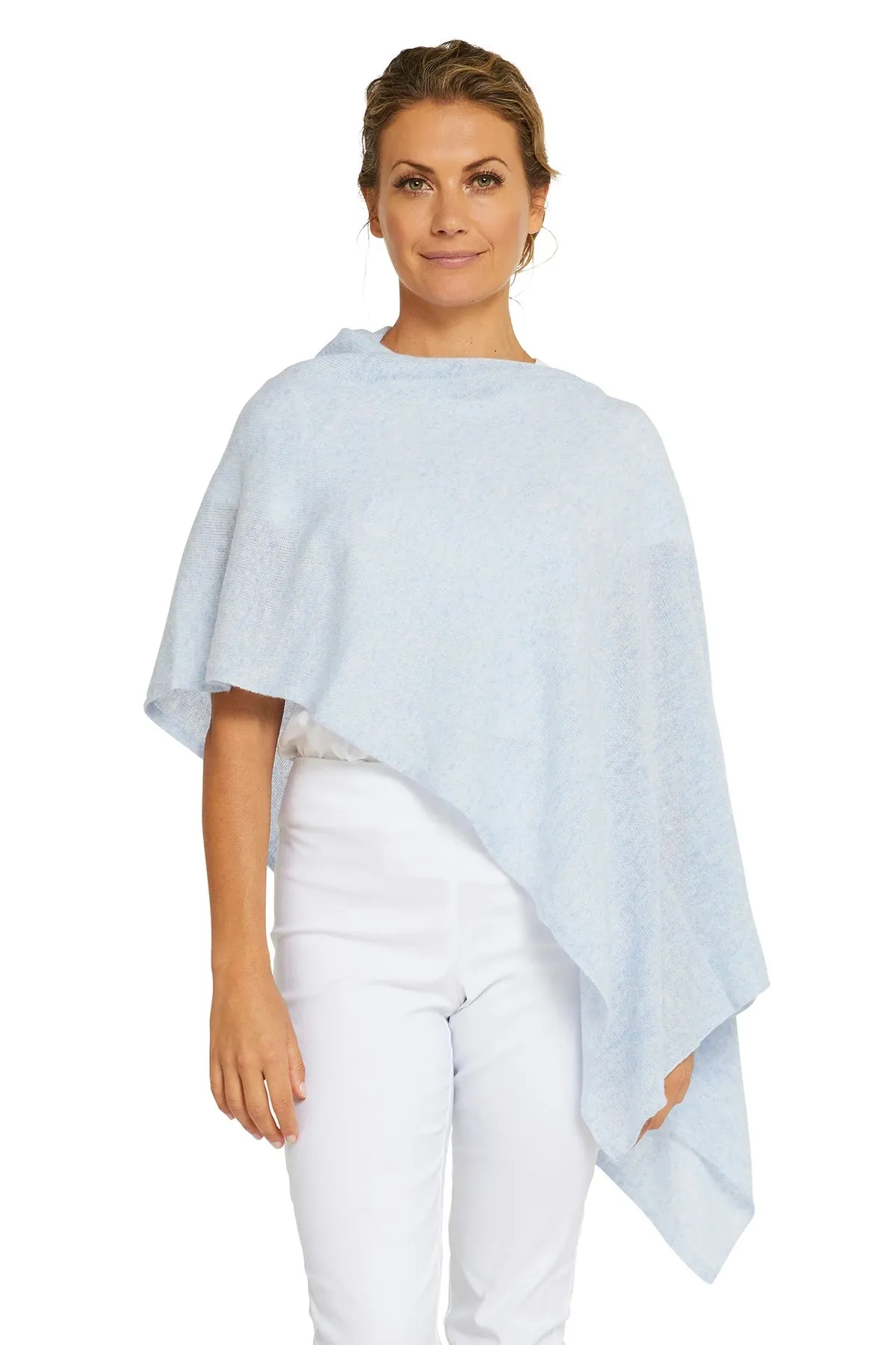 Cashmere Topper - Periwinkle