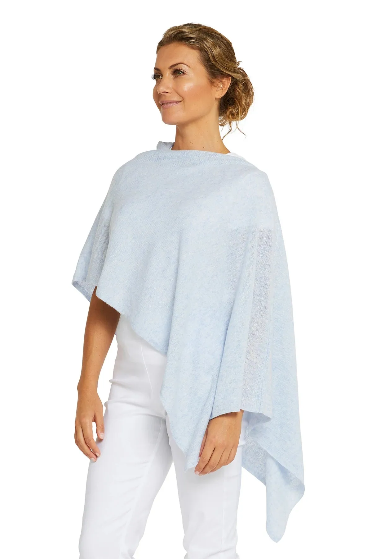 Cashmere Topper - Periwinkle