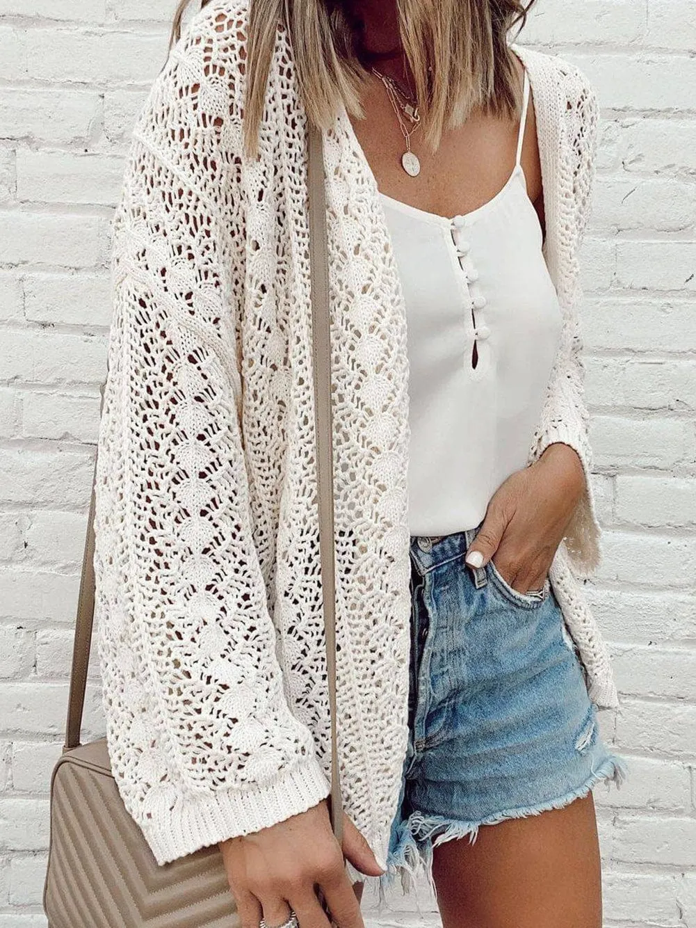 Casual Crochet Cardigan