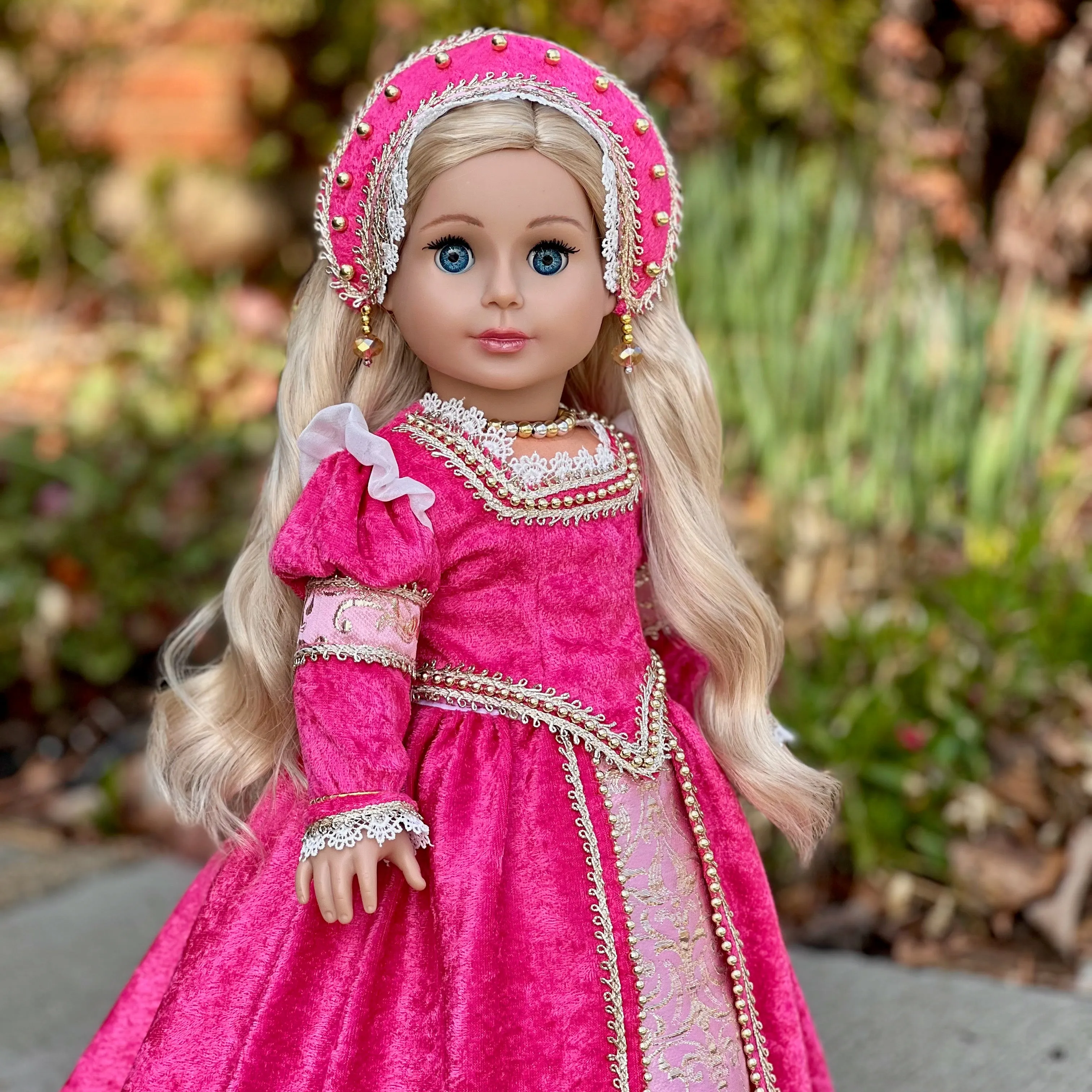 Catherine Howard - OOAK Historical Tudor Style Gown for 18 inch Dolls