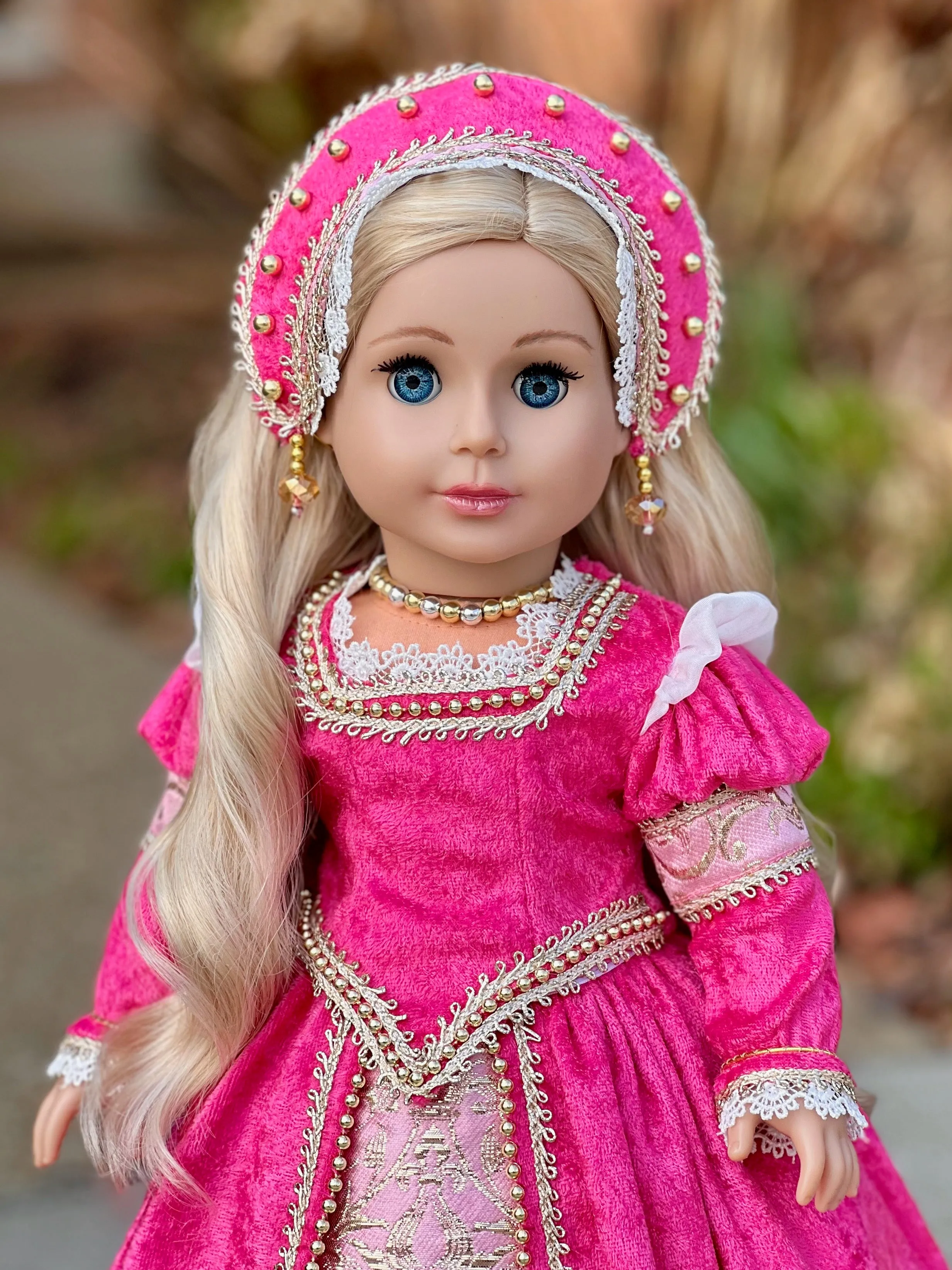 Catherine Howard - OOAK Historical Tudor Style Gown for 18 inch Dolls