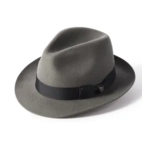 Chester Wool Felt Trilby Grey by Failsworth