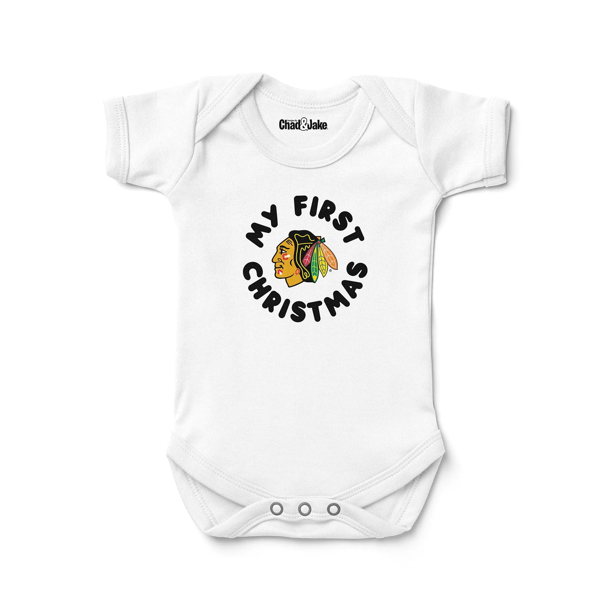 Chicago Blackhawks "My First Christmas" Bodysuit