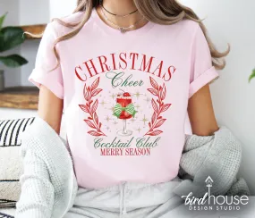 Christmas Cheer Cocktail Club Merry Social Season Shirt