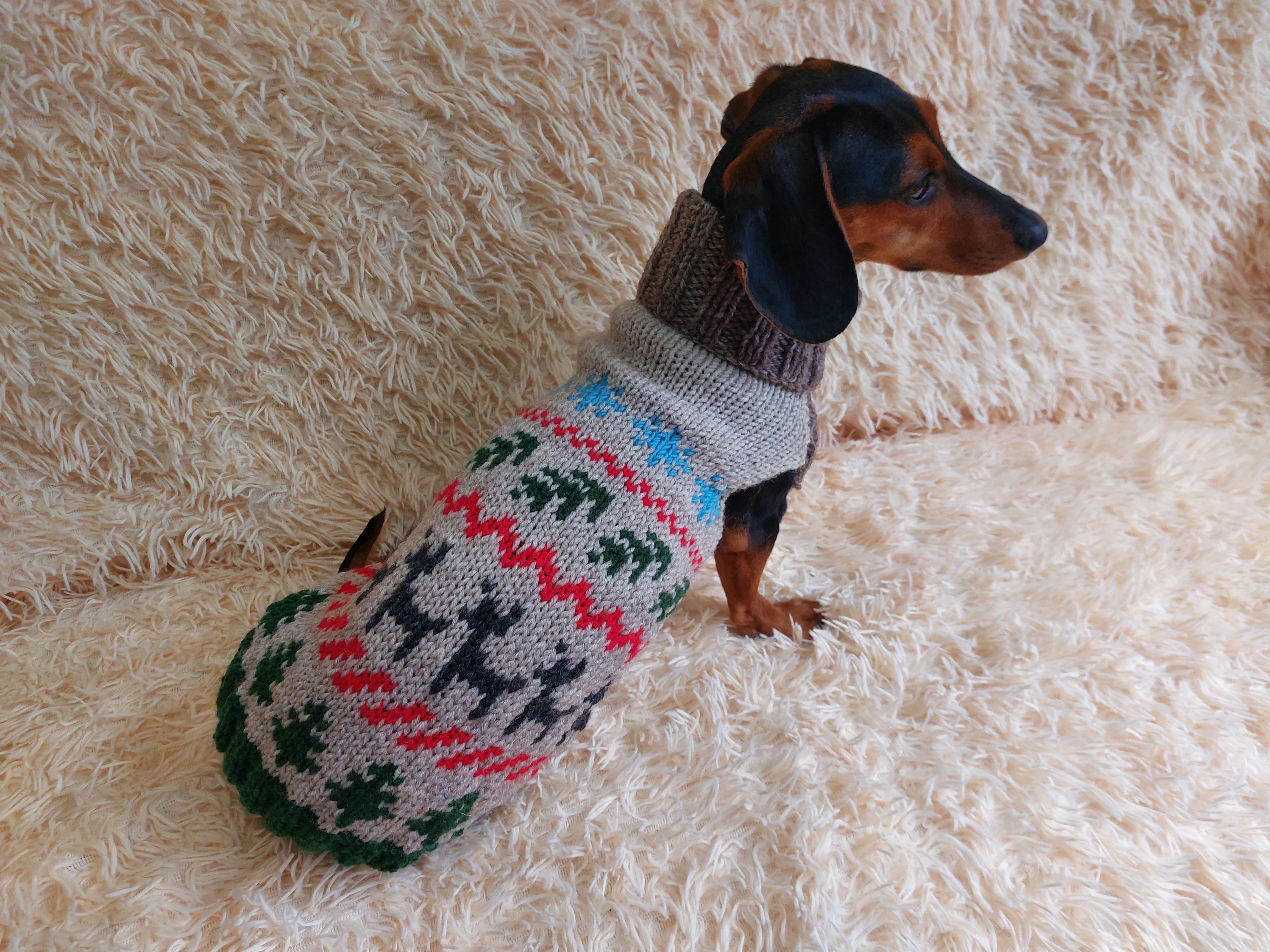 Christmas party pet outfit jumper,dog clothes christmas sweater,christmas gift for dog lovers knitted sweater.