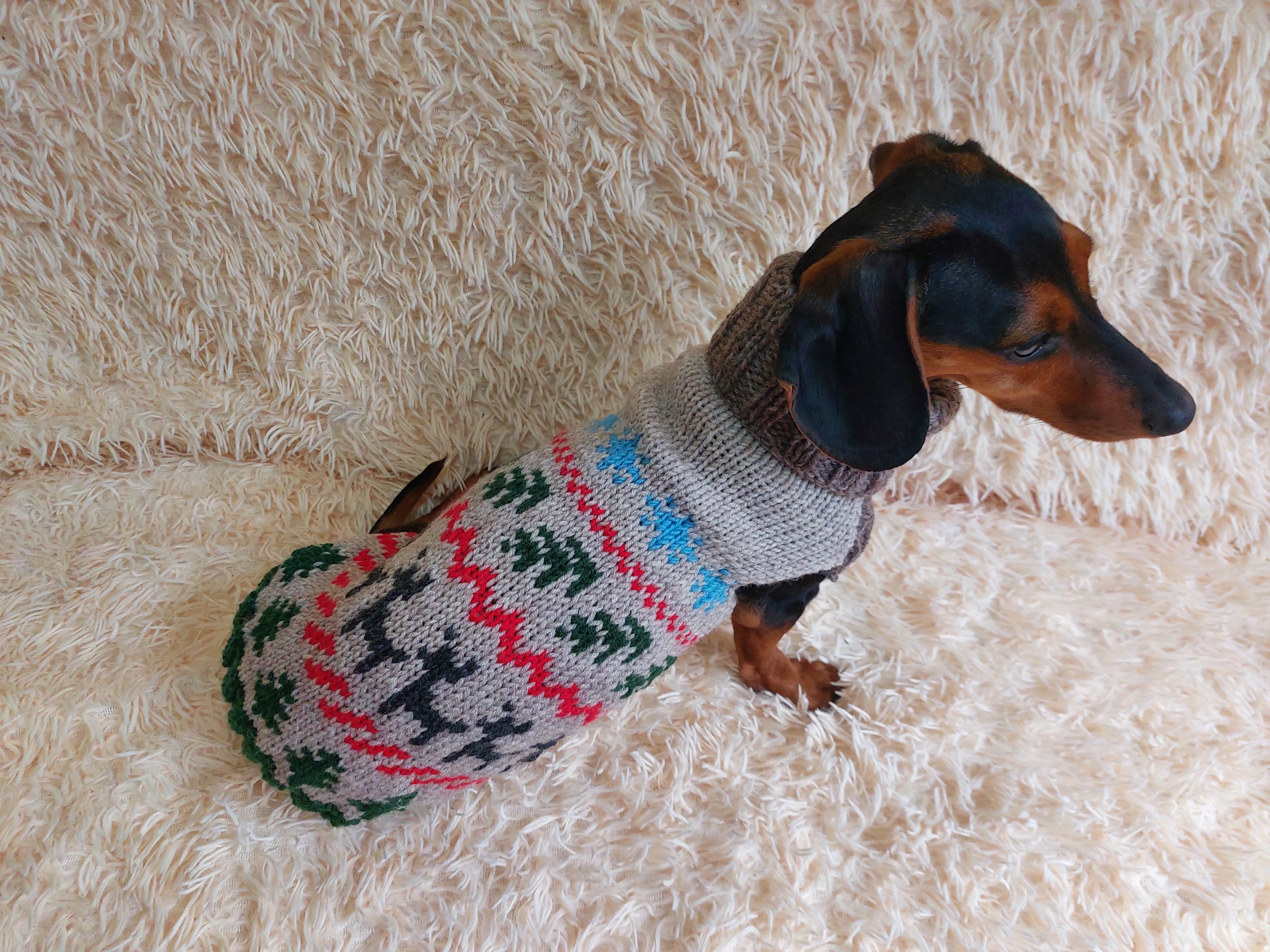 Christmas party pet outfit jumper,dog clothes christmas sweater,christmas gift for dog lovers knitted sweater.