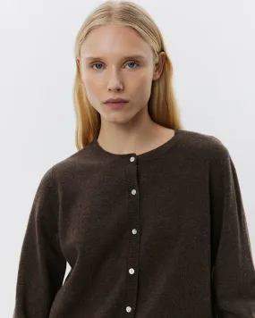 CISSESW CARDIGAN - Brown Fudge