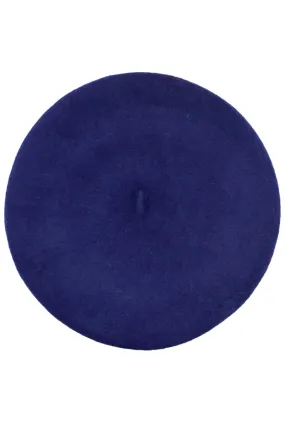 Classic French Beret in Navy Blue