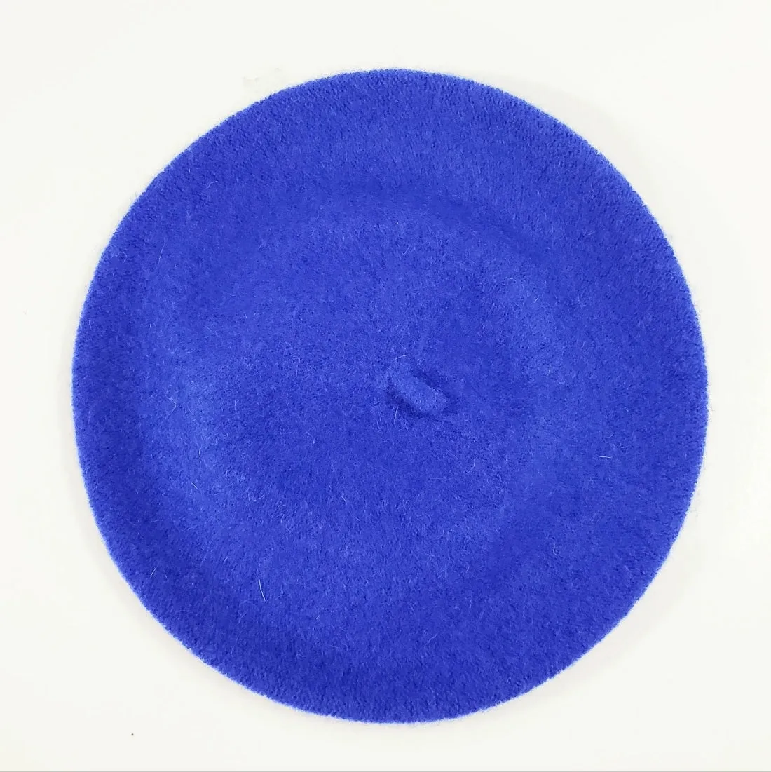 Classic Wool Beret in Royal Blue