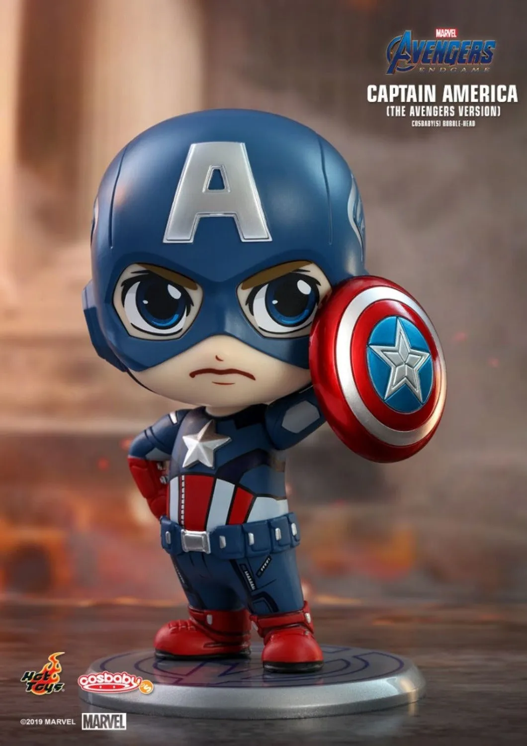 COSBABY AVENGERS ENDGAME CAPTAIN AMERICA (THE AVENGERS VERSION) BOBBLE-HEAD - COSB576