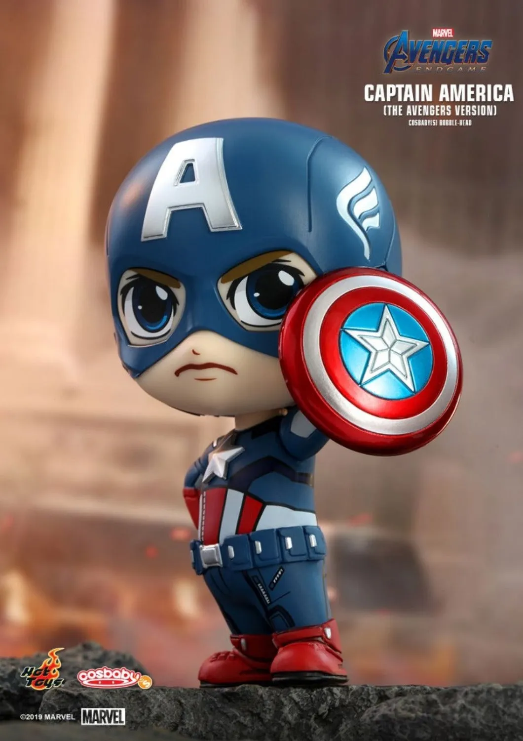 COSBABY AVENGERS ENDGAME CAPTAIN AMERICA (THE AVENGERS VERSION) BOBBLE-HEAD - COSB576