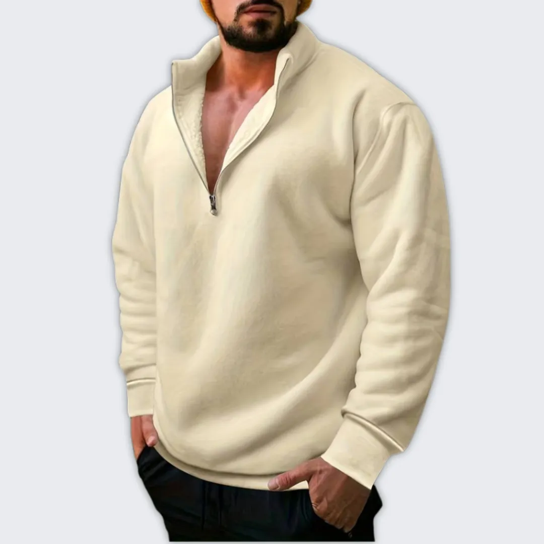 Cozy Men’s V-Neck Sweater - Chic Winter Essential